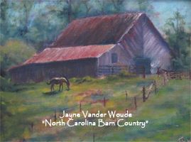 North Carolina Barn Country painting