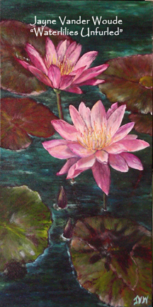 Fairchild Waterlilies painting